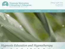 Tablet Screenshot of hypnosismotivation.com